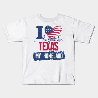 Texas my homeland Kids T-Shirt